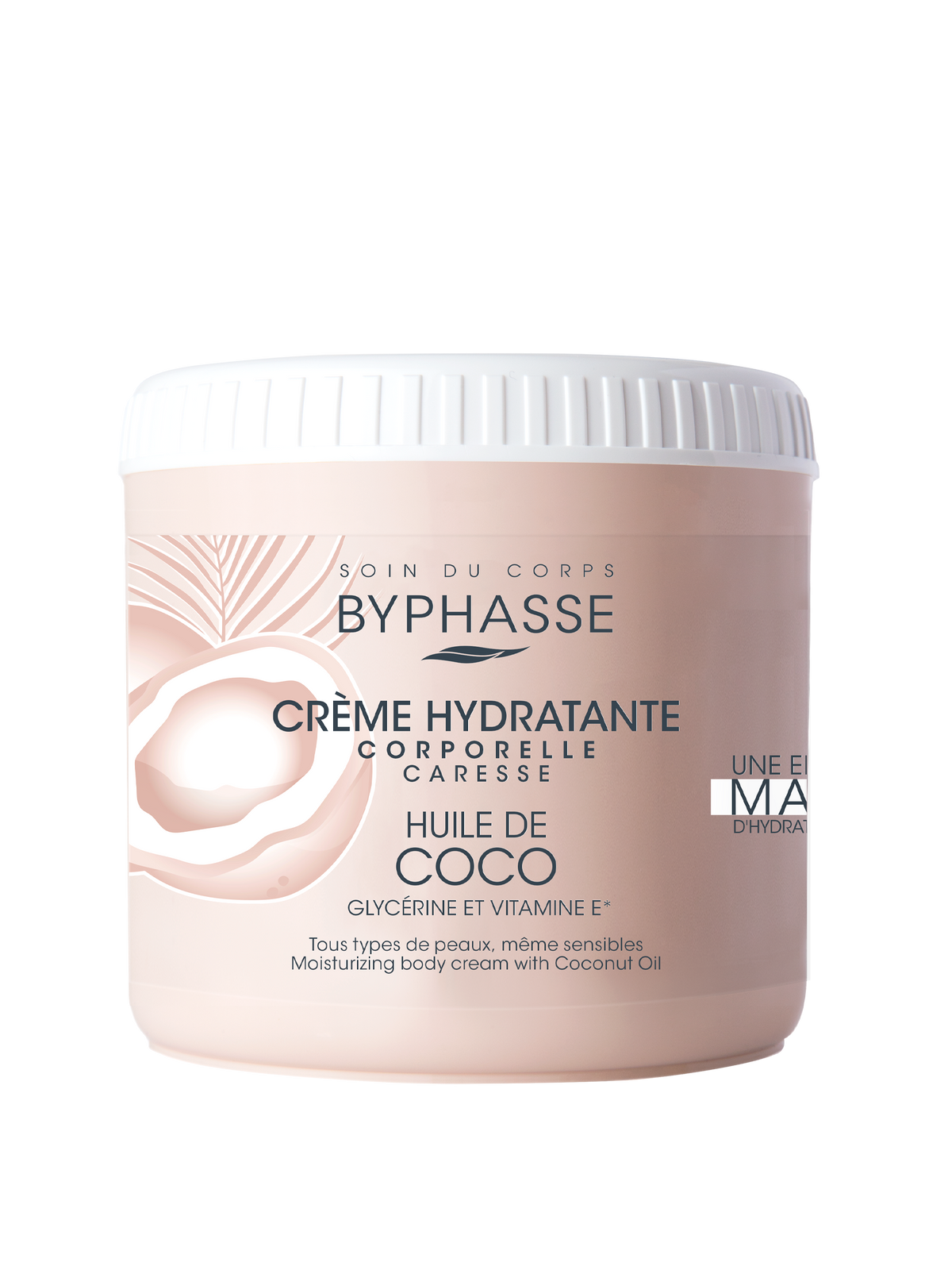 CREMA HIDRATANTE CORPORAL CON ACEITE DE COCO 500ML
