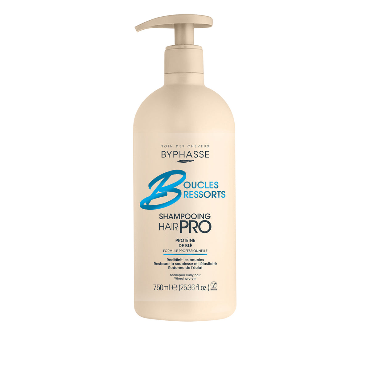 HAIR PRO BOUCLES RESSORTS CHAMPÚ CABELLO RIZADO 750 ML. BYPHASSE