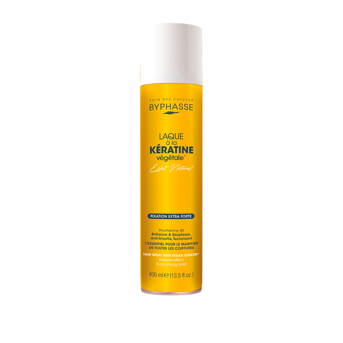 LACA CAPILAR EFECTO NATURAL FIJACIÓN EXTRA FUERTE 400ML. BYPHASSE