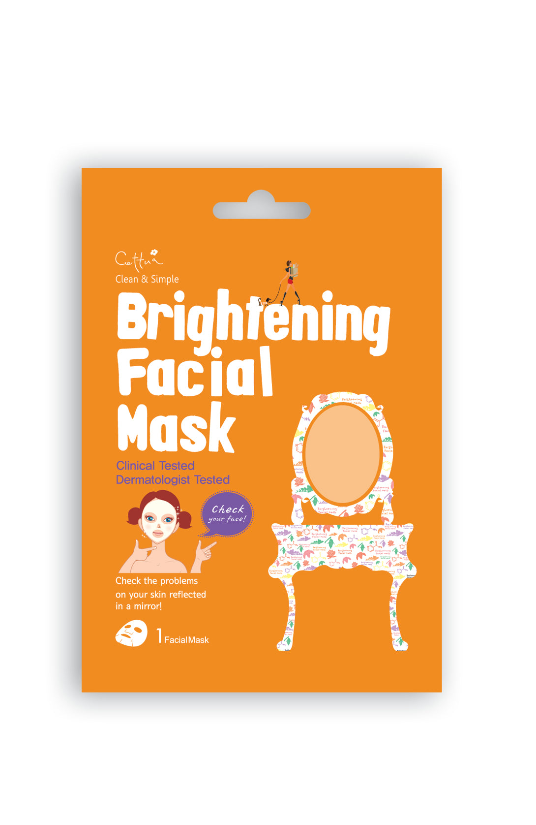 Mascarilla Facial Iluminadora, Cettua