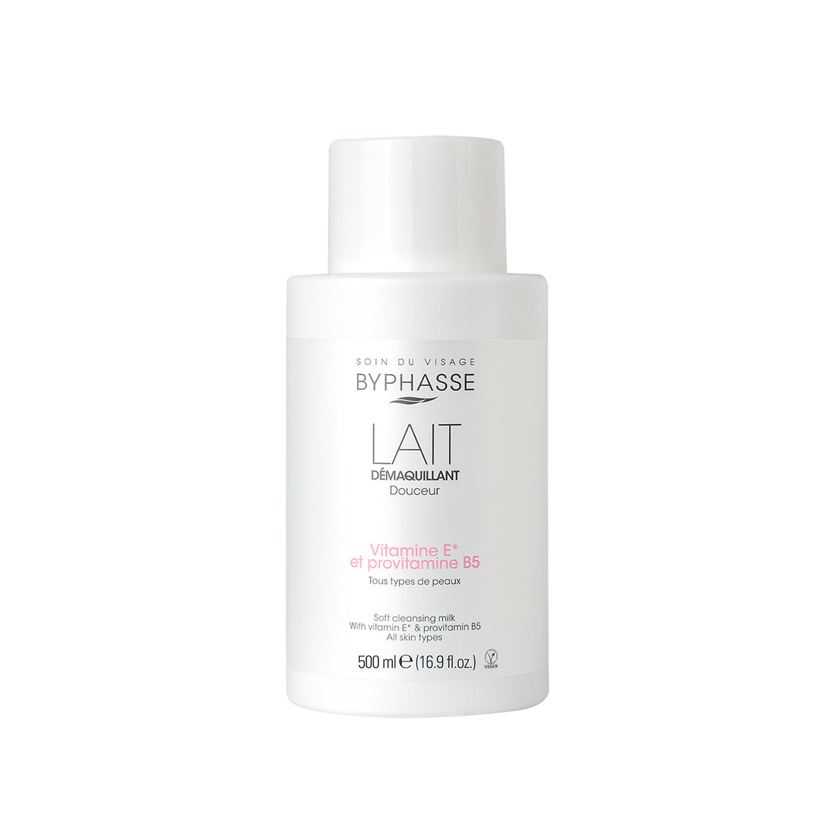 LECHE DESMAQUILLANTE DOUCEUR CARA & OJOS TODO TIPO DE PIEL (BOTELLA) 500ML. BYPHASSE