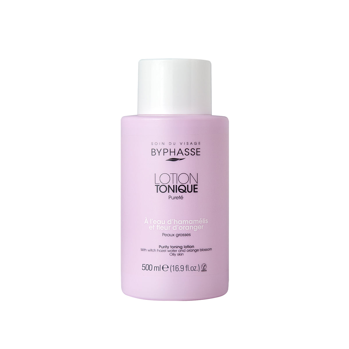 TÓNICO PURETÉ AGUA DE HAMAMELIS Y FLOR DE NARANJO PIEL GRASA 500ML. BYPHASSE