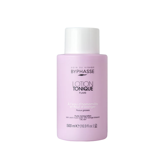 TÓNICO PURETÉ AGUA DE HAMAMELIS Y FLOR DE NARANJO PIEL GRASA 500ML. BYPHASSE