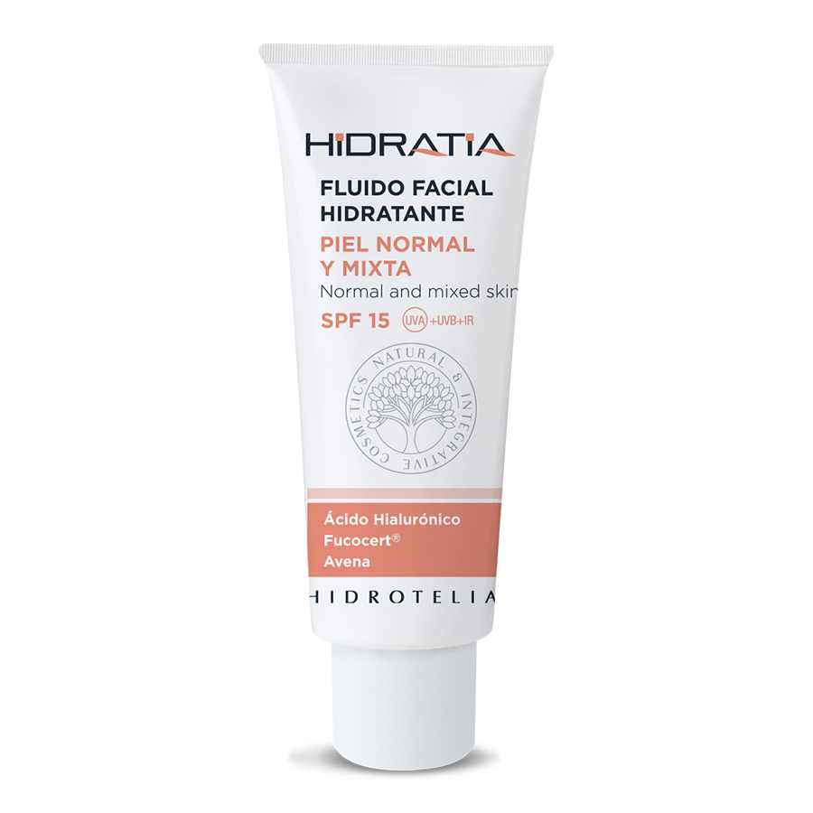 Fluido Facial hidratante - Piel Normal / Mixta SPF15