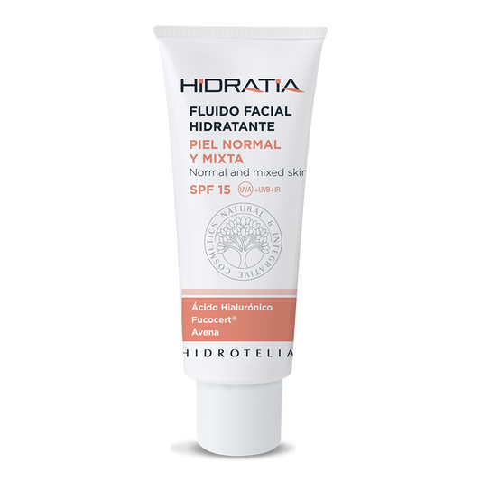 Fluido Facial hidratante - Piel Normal / Mixta SPF15