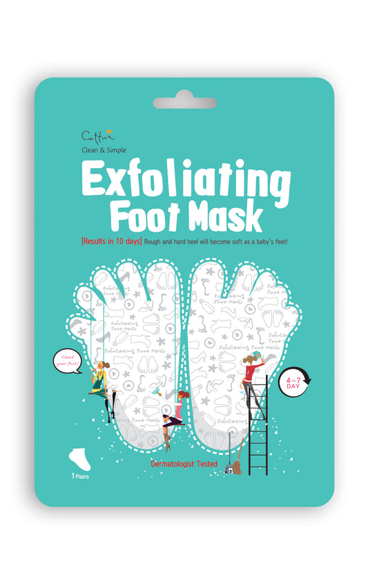 Exfoliante de pies. Mascarilla Cettua. cosmetica coreana